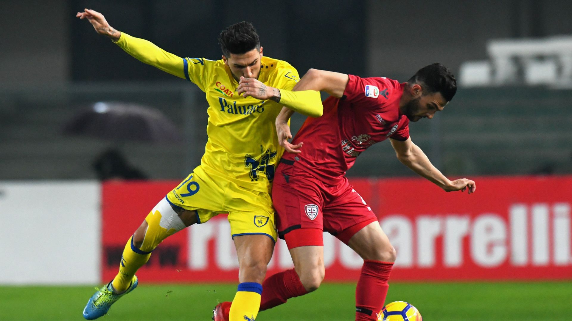 Lucas Castro Charalampos Lykogiannis Chievo Cagliari Serie A