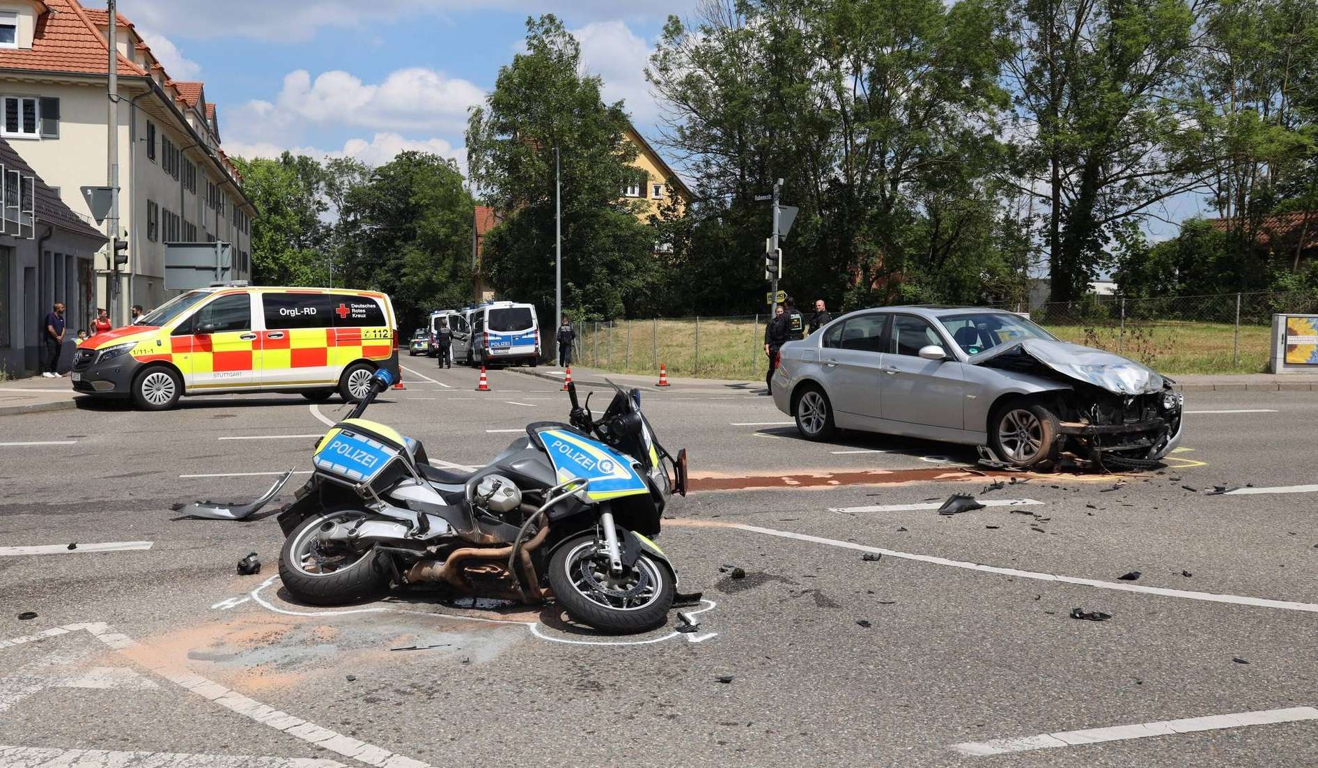 halálos baleset Stuttgartban Orbán Viktor konvoj