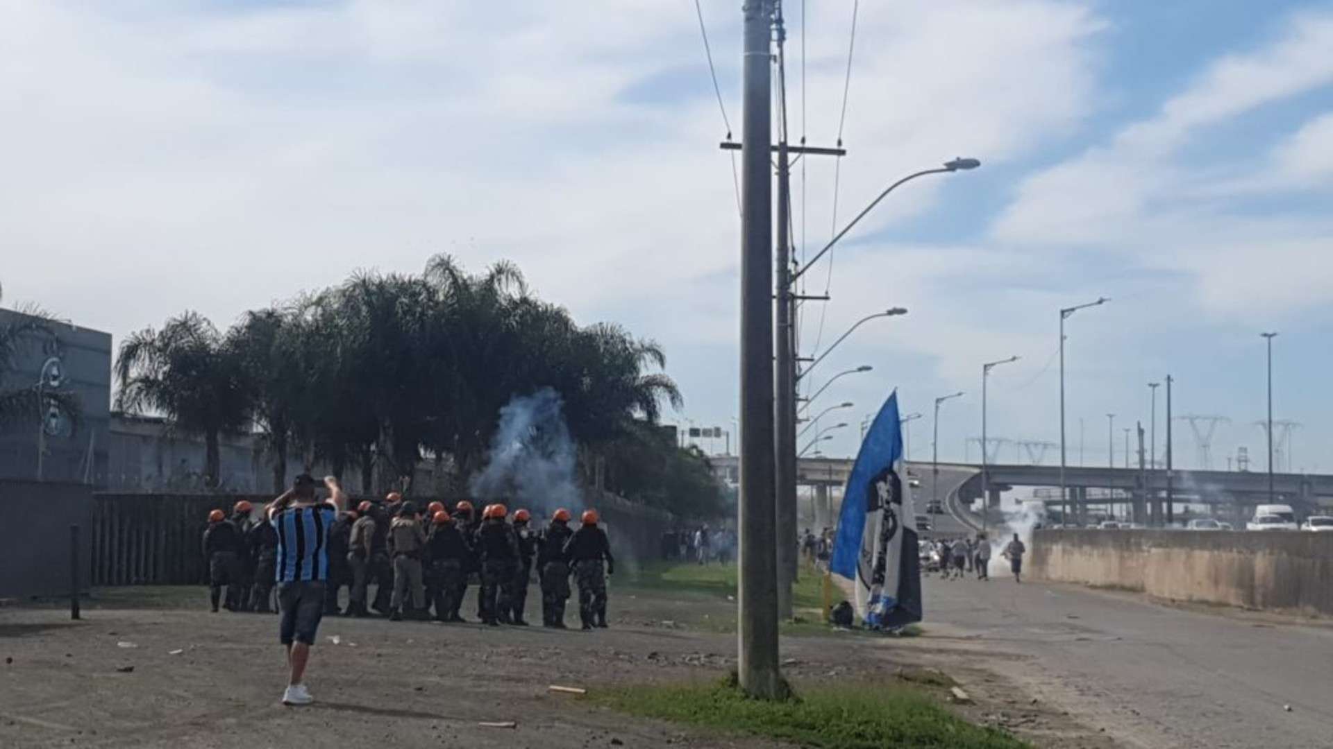 Grêmio protesto 01 09 2021
