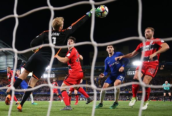 Jonas Lossl vs Chelsea
