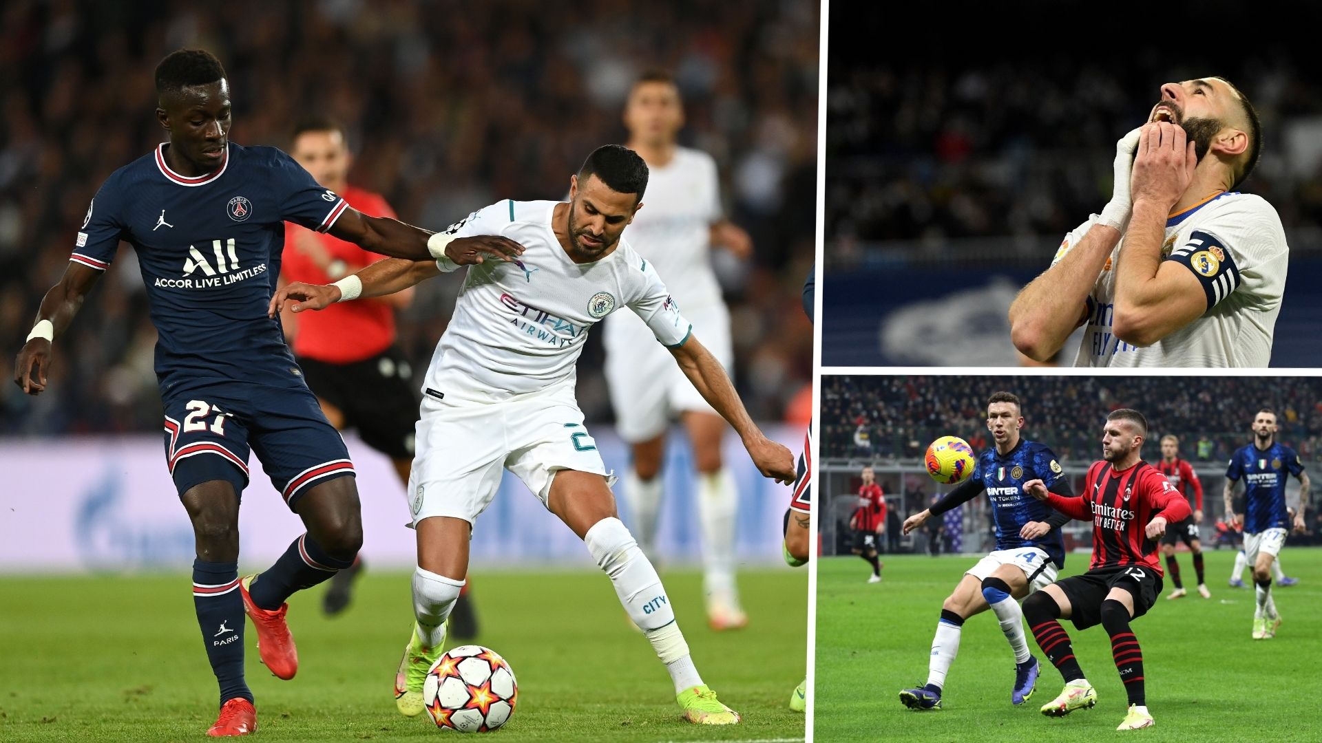 PSG - Manchester City - Real Madrid - Milan - Inter