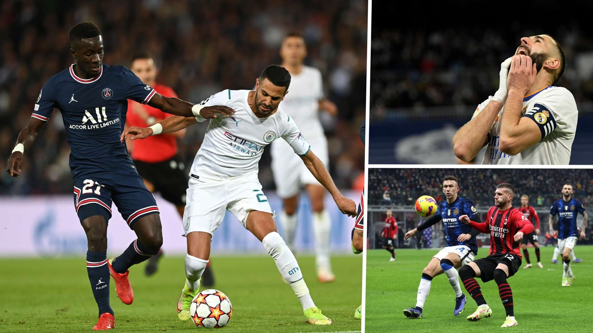 PSG - Manchester City - Real Madrid - Milan - Inter