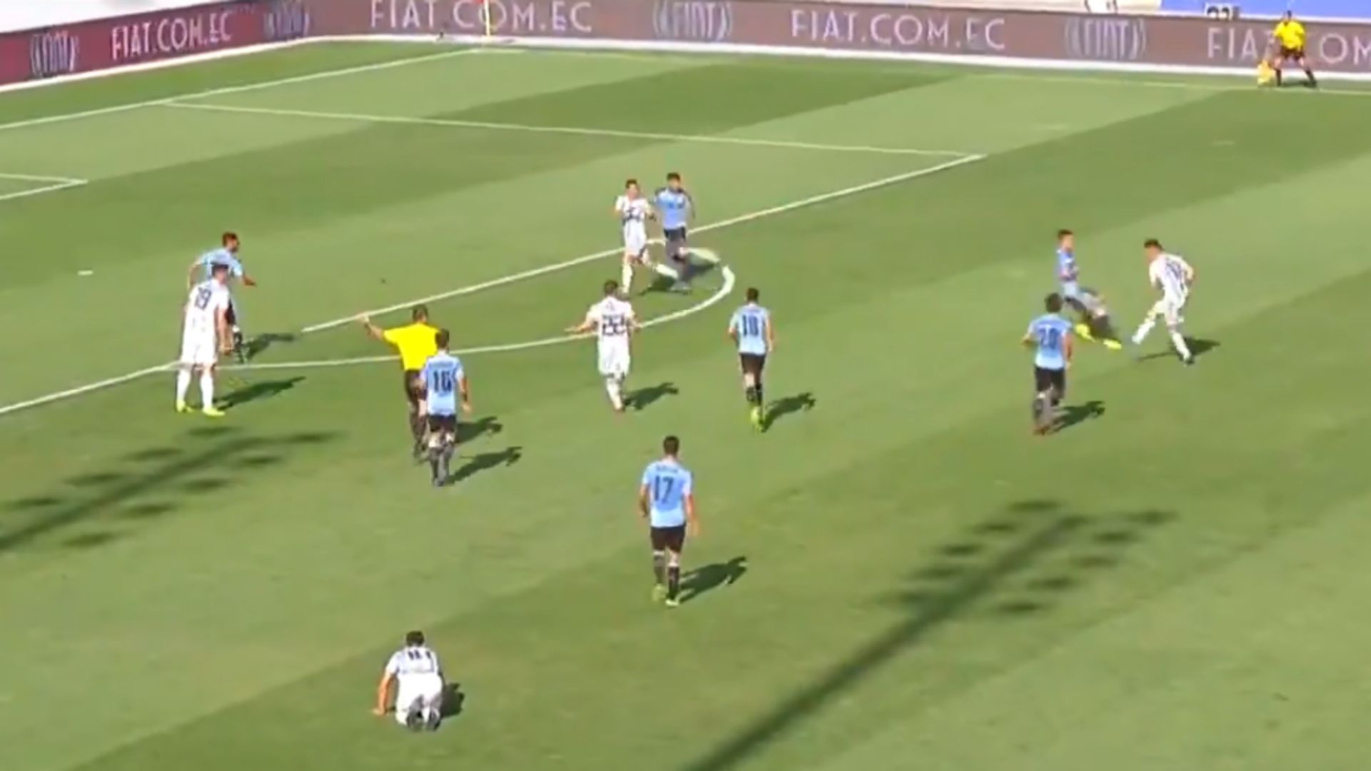 Captura Gol Seleccion argentina Uruguay Sudamericano Sub 20