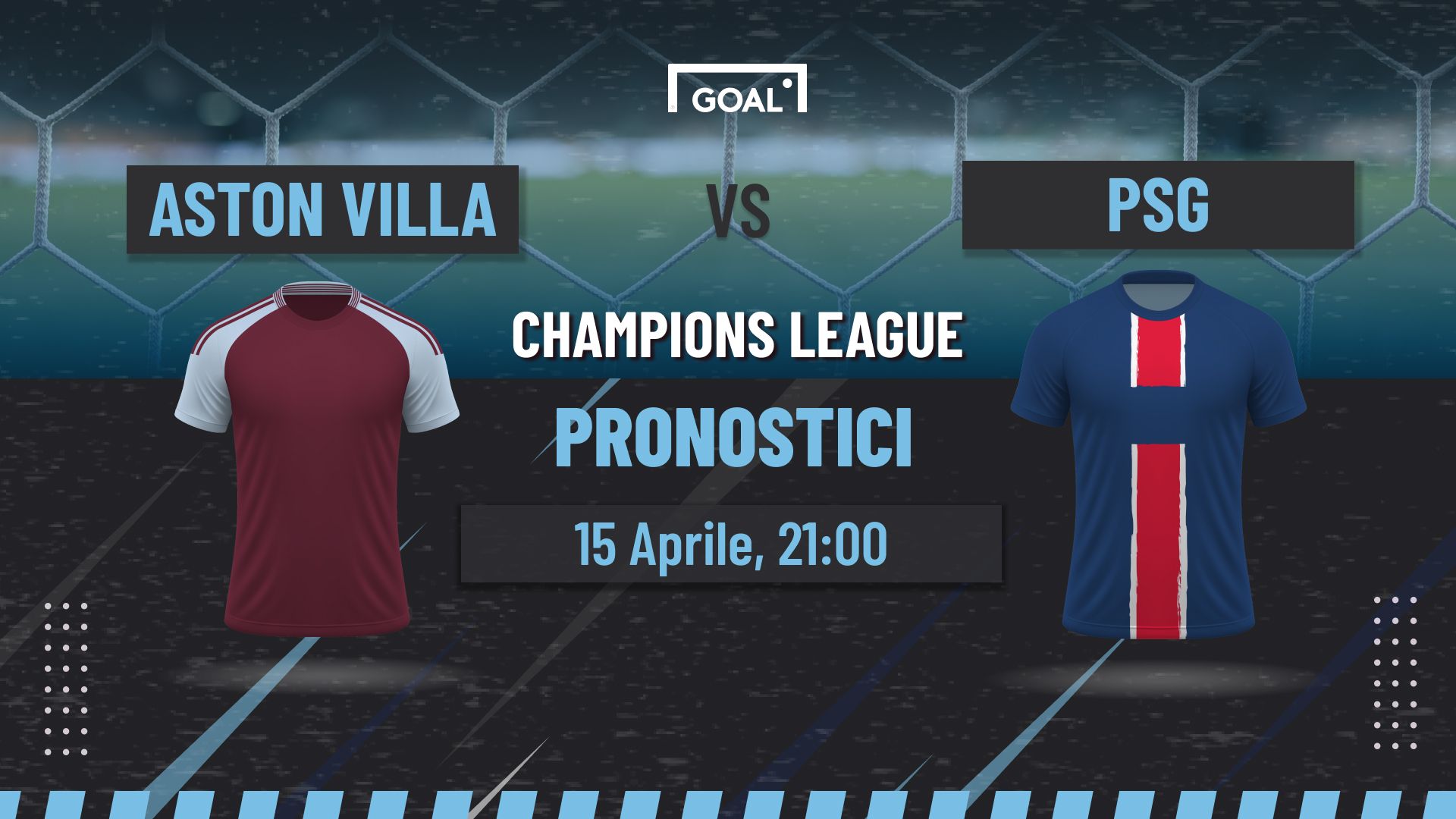 Pronostici Aston Villa-PSG