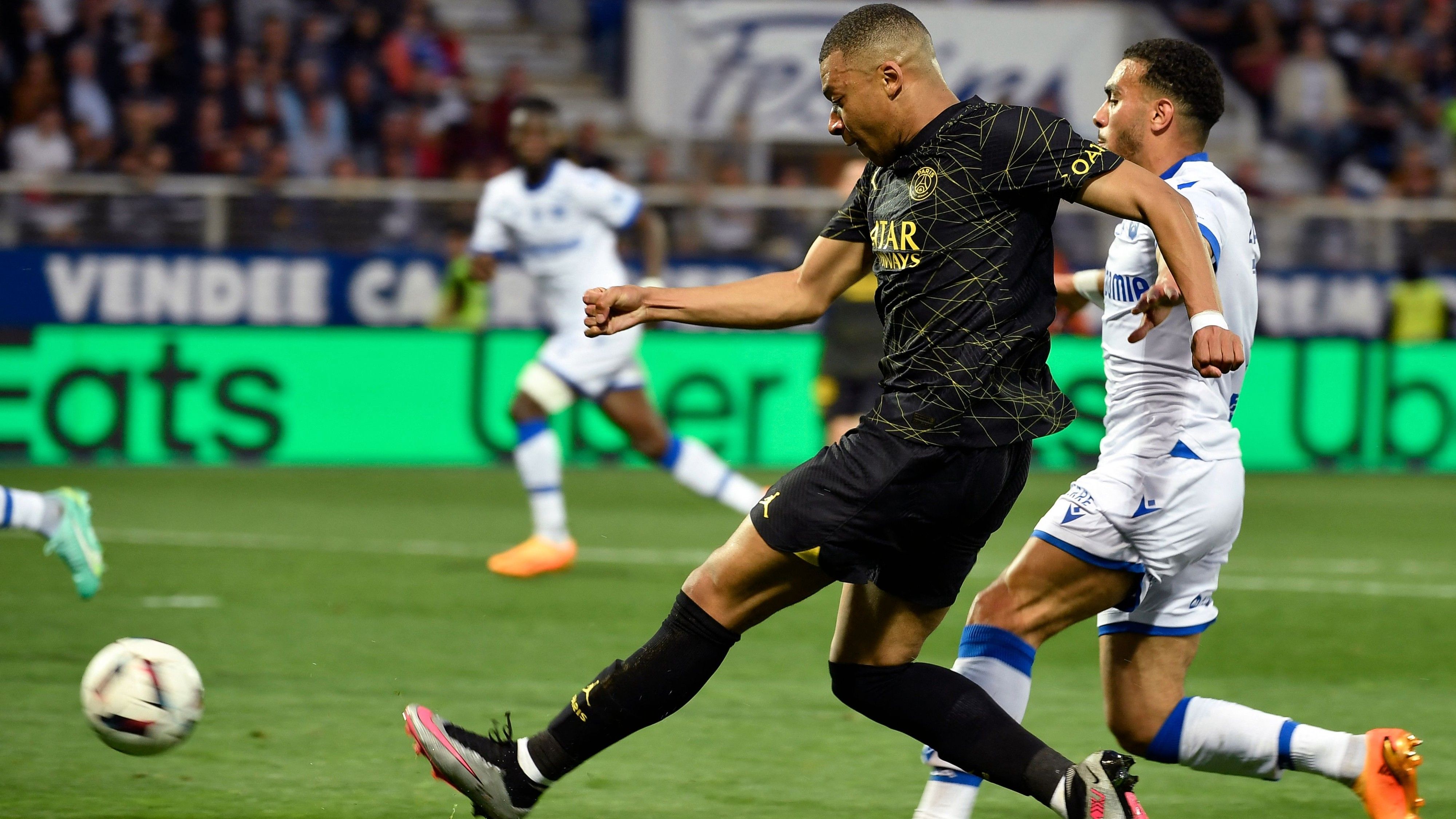 Auxerre PSG Kylian Mbappé