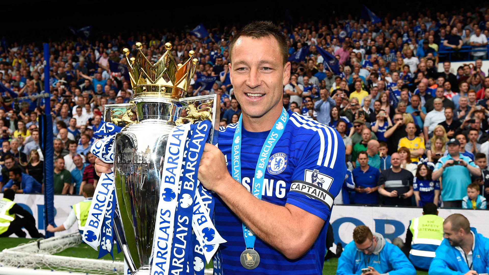 John Terry Trophy Chelsea v Sunderland - Premier League 05.24.2015