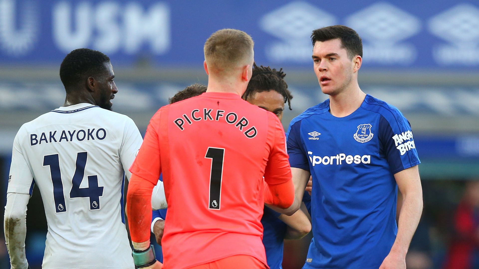 Jordan Pickford Everton Chelsea Premier League