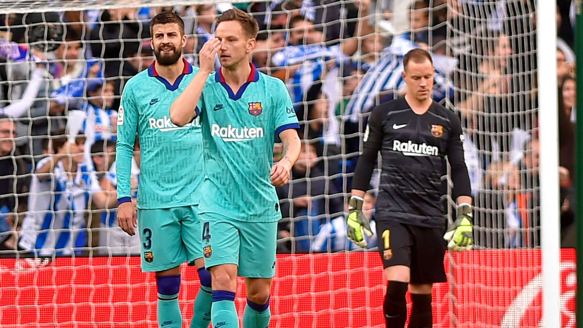Rakitic Pique Ter Stegen Real Sociedad Barcelona LaLiga