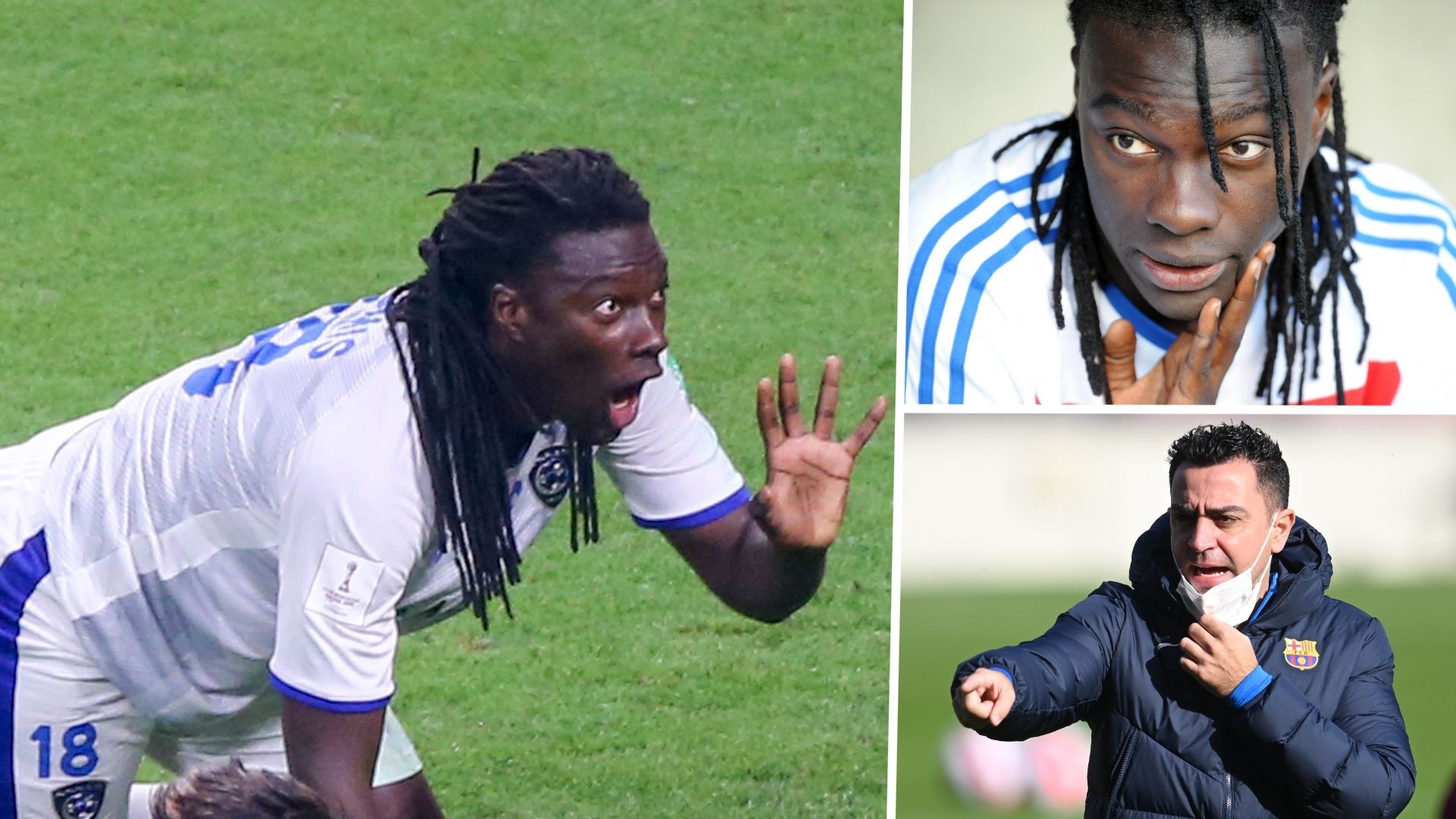 xavi hernandez - bafetimbi gomis