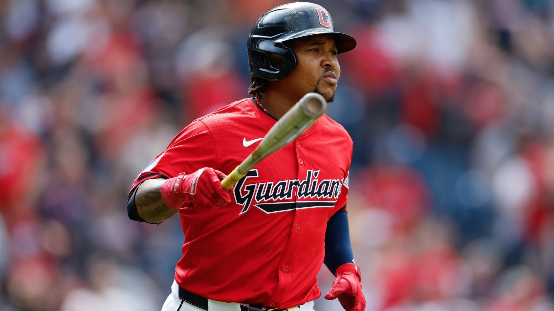 José Ramírez #11 of the Cleveland Guardians