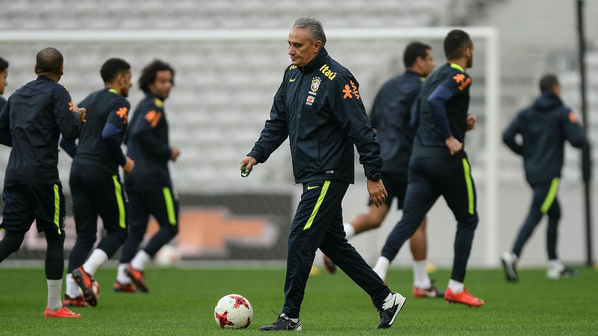 Tite Seleção Brasil treino 09 11 2017