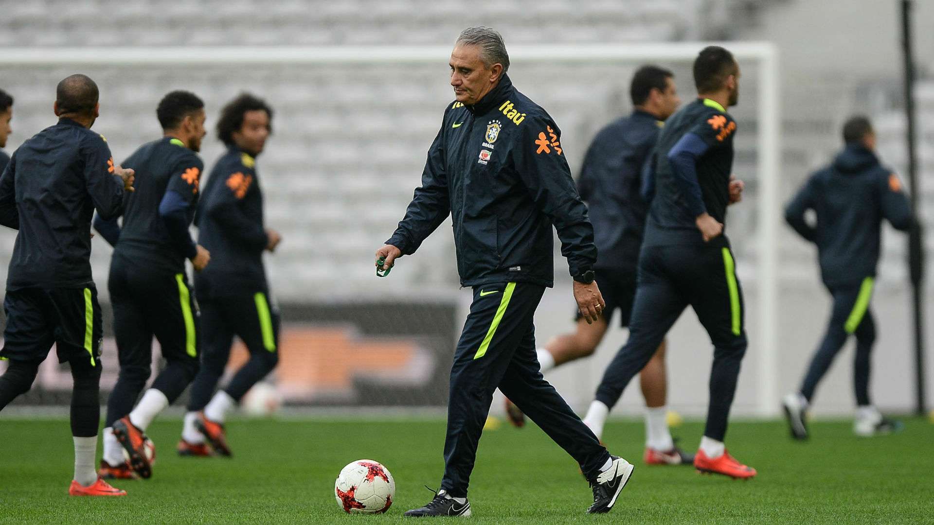 Tite Seleção Brasil treino 09 11 2017