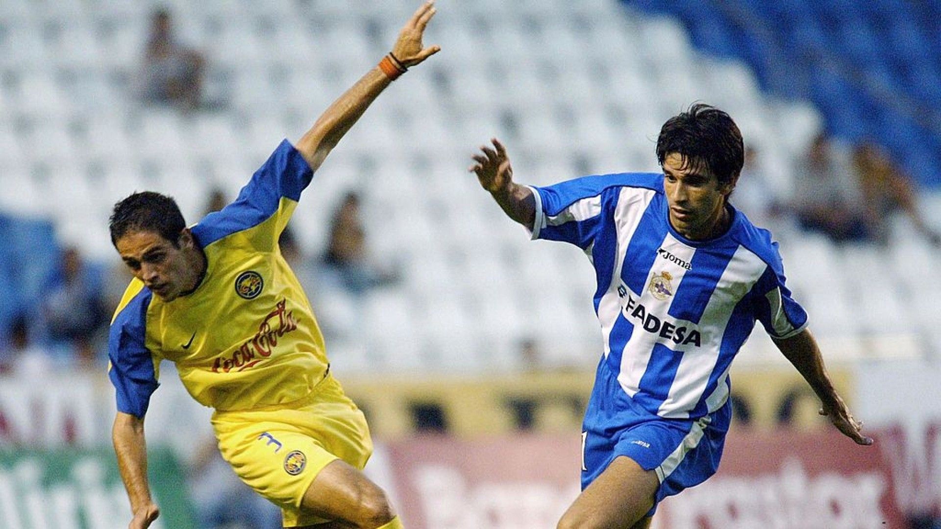 José Antonio Castro Juan Carlos Valer La Coruña América 2003