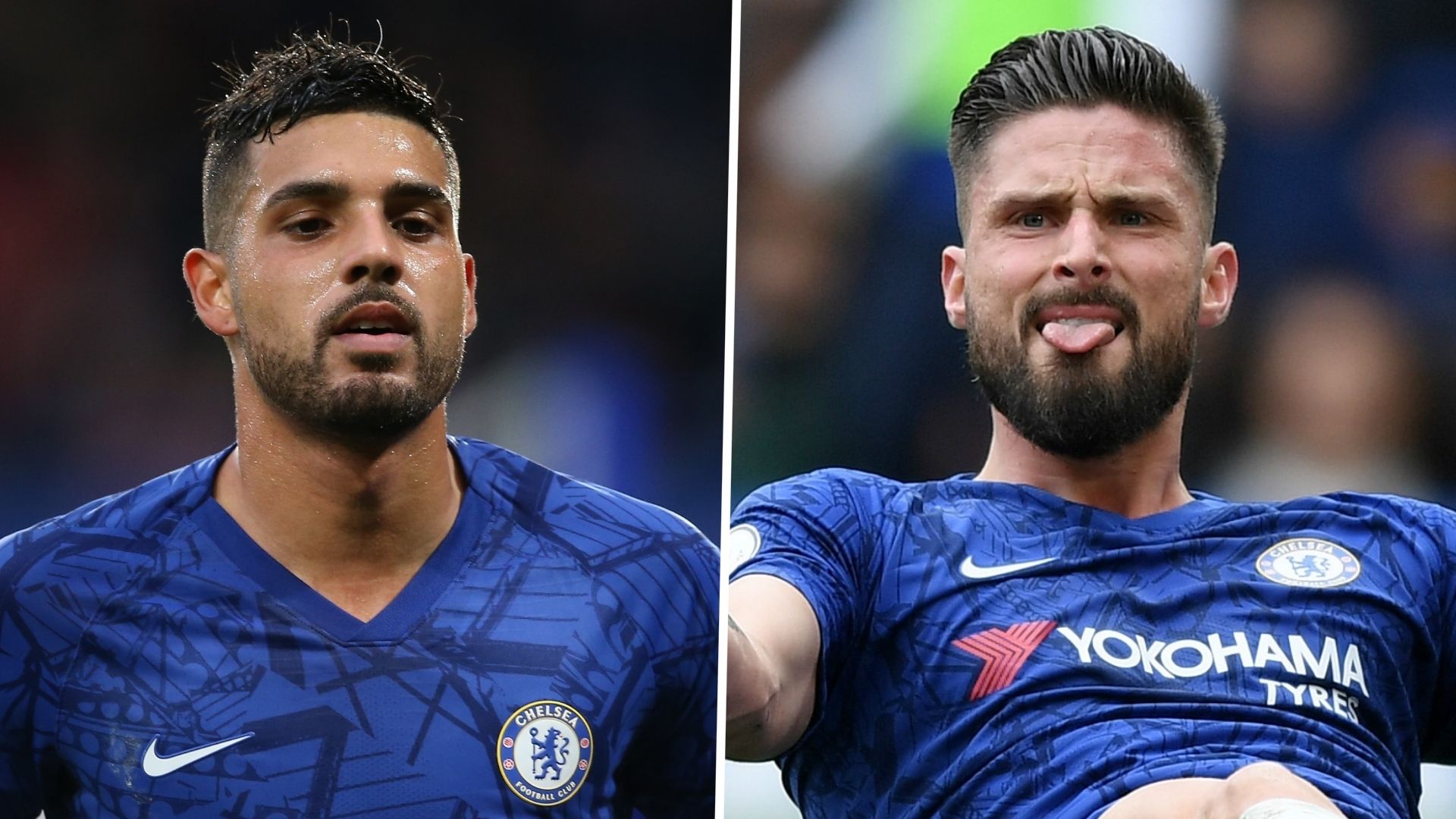 Emerson Palmieri Olivier Giroud Chelsea 2019-20