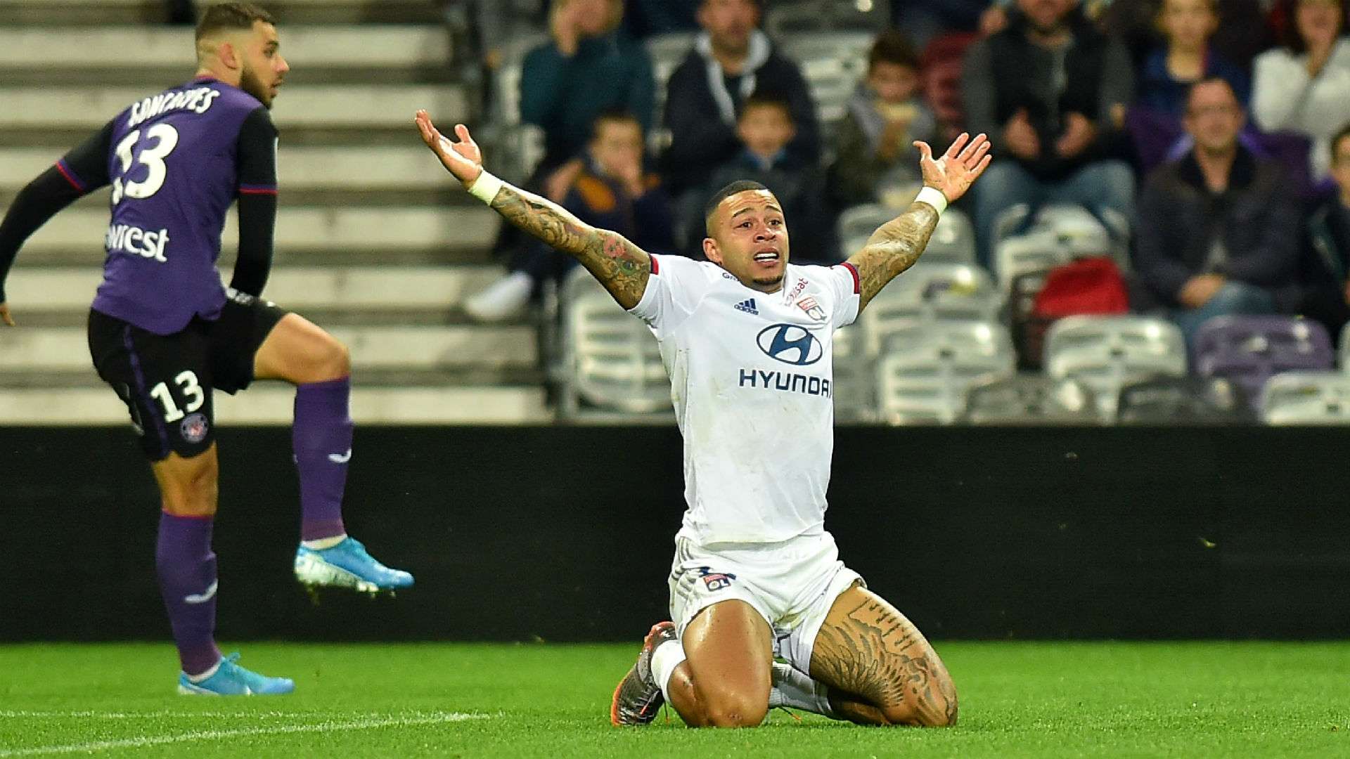 Memphis Depay Toulouse Lyon Ligue 1 02112019