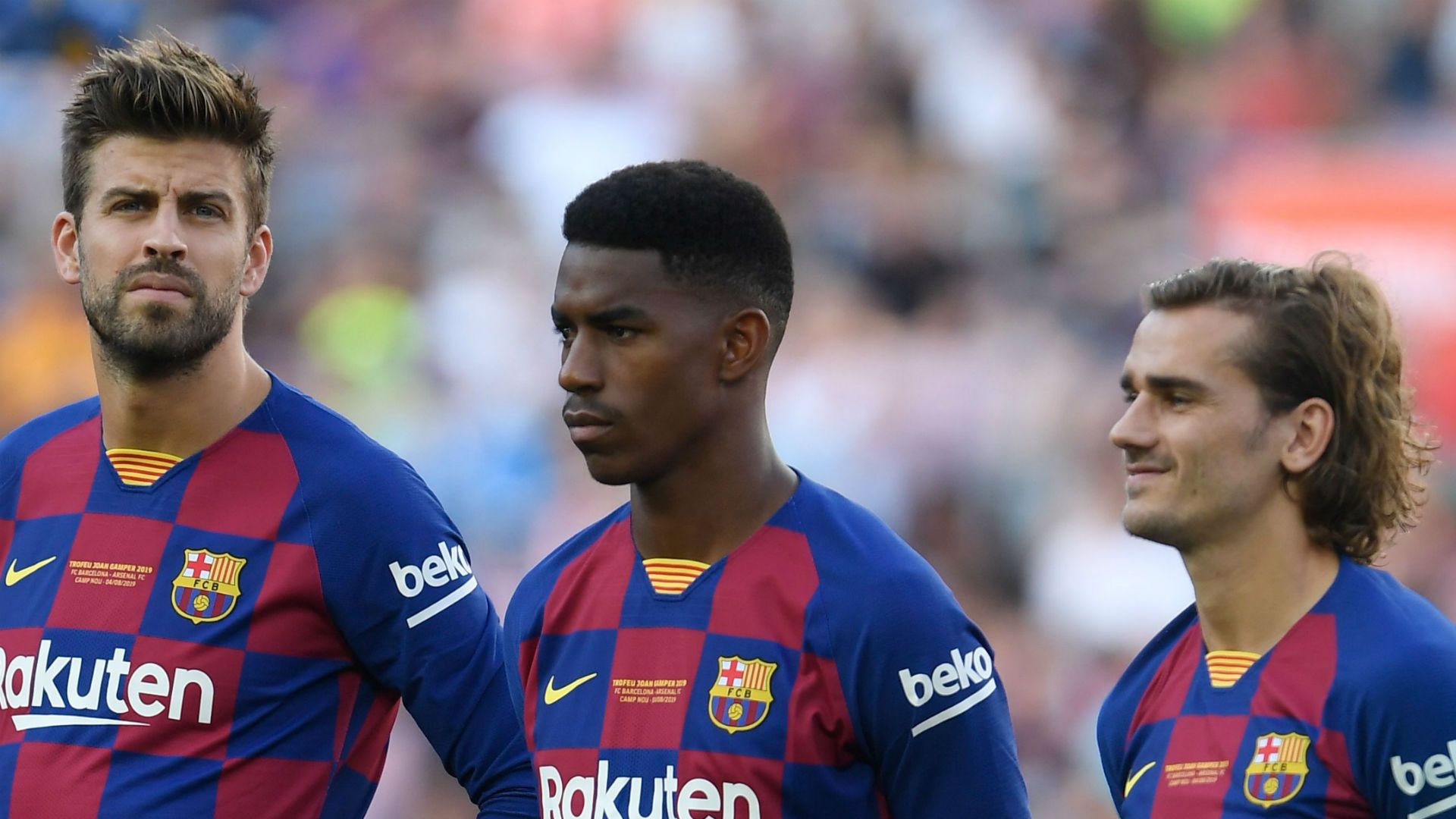 Junior Firpo Gerard Pique Antoine Griezmann