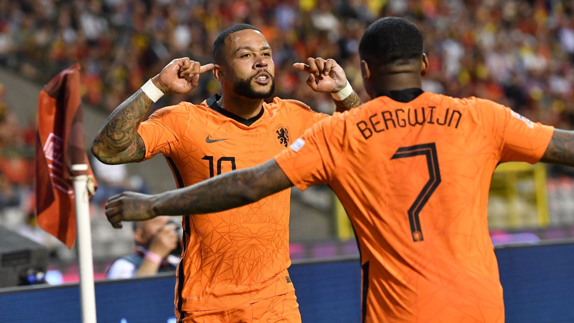 Memphis Depay Netherlands Belgium