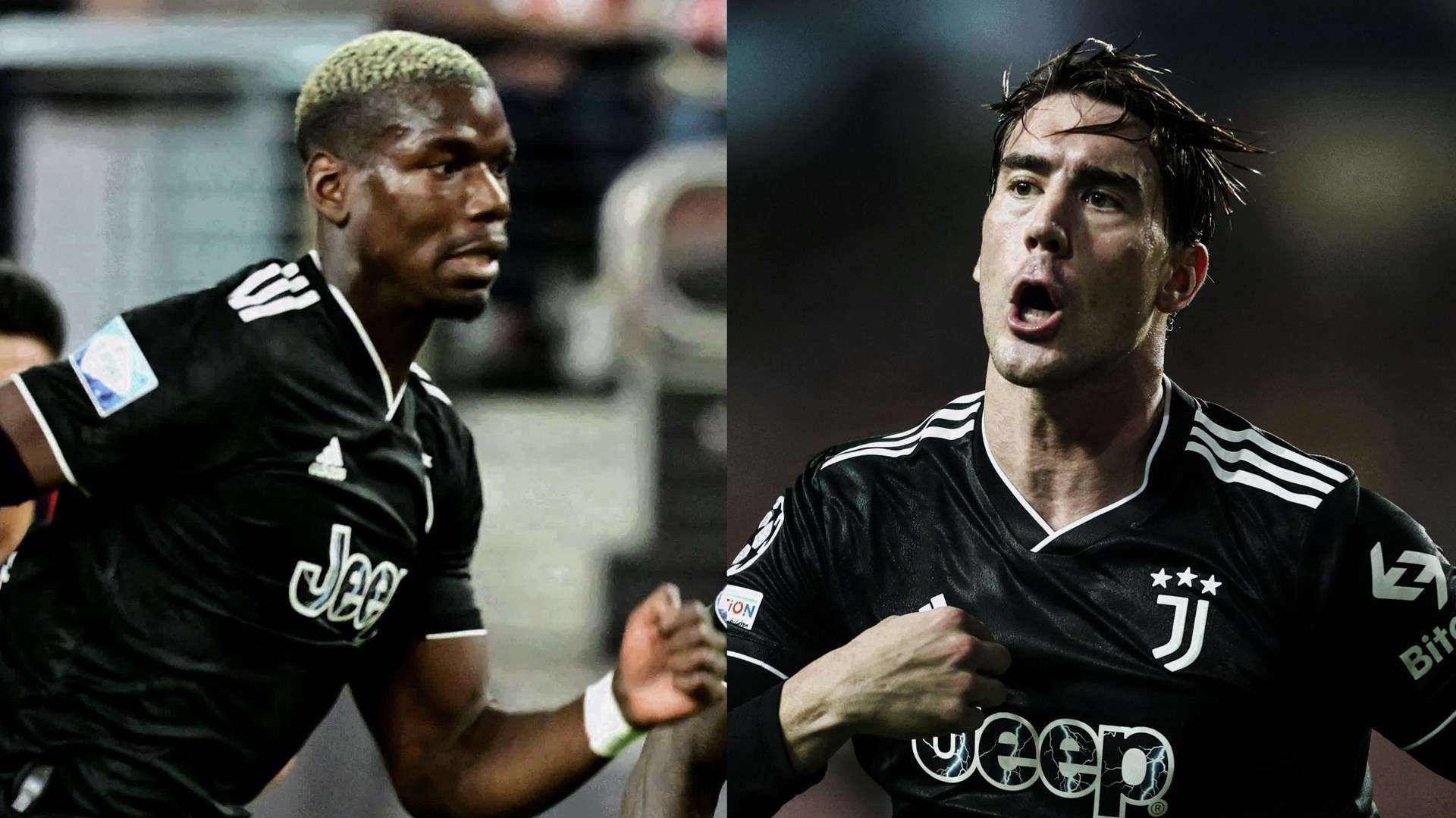 Paul Pogba Dusan Vlahovic Juventus