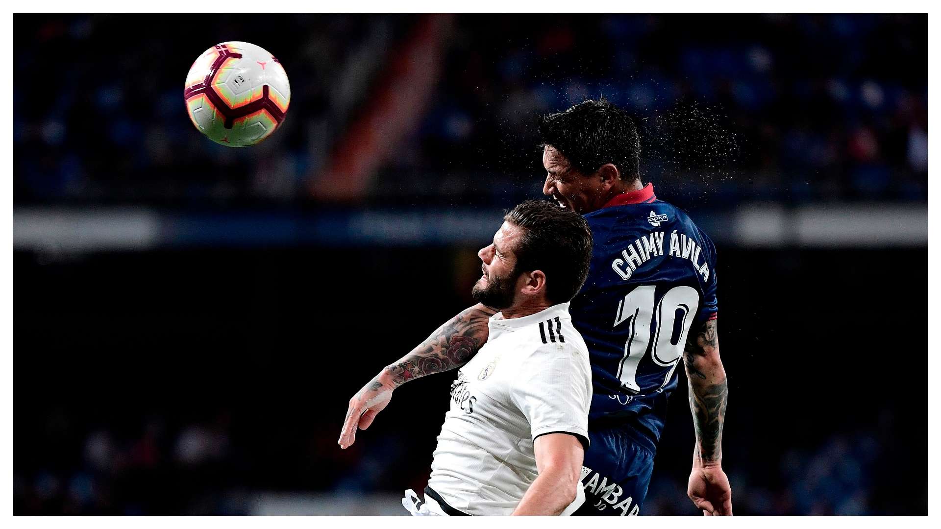 Nacho Fernandez Chimy Avila Real Madrid Huesca LaLiga