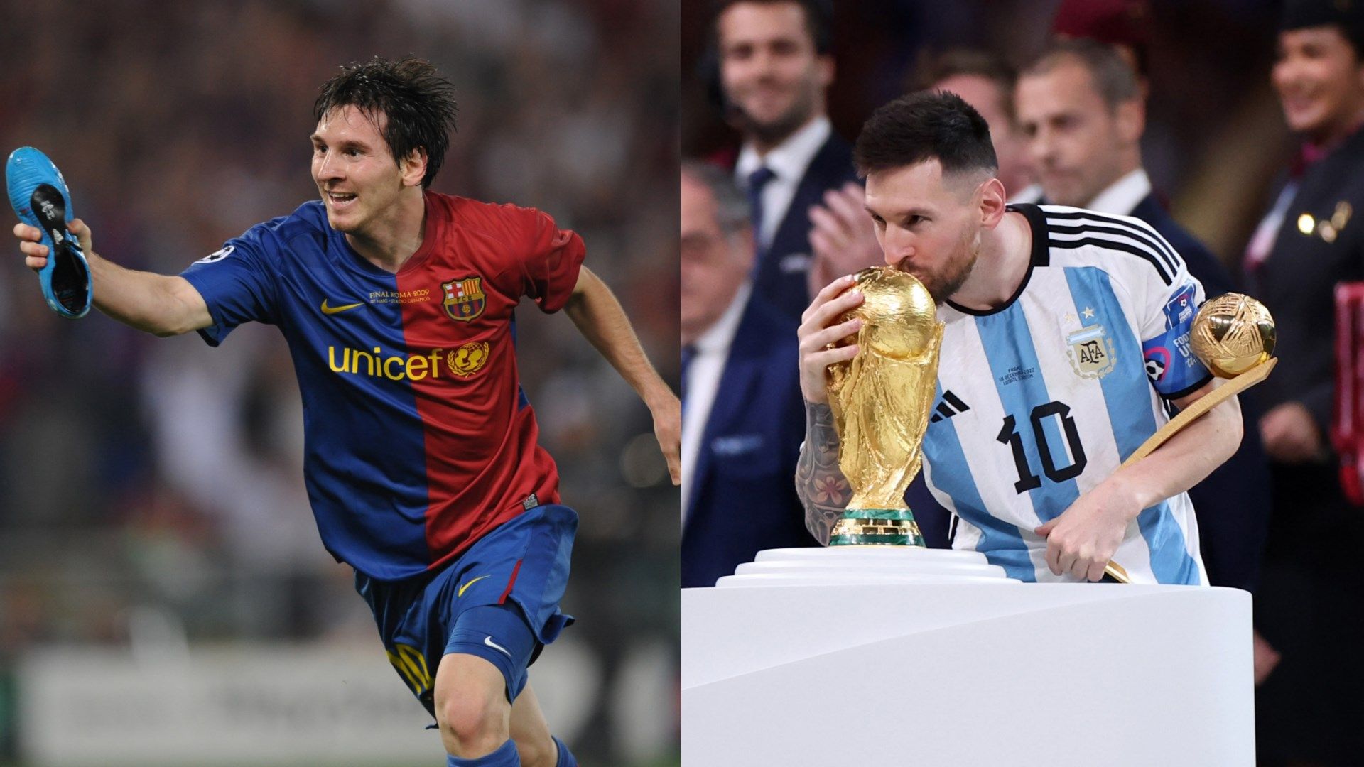 Messi Barcelona 2009 Argentina 2022