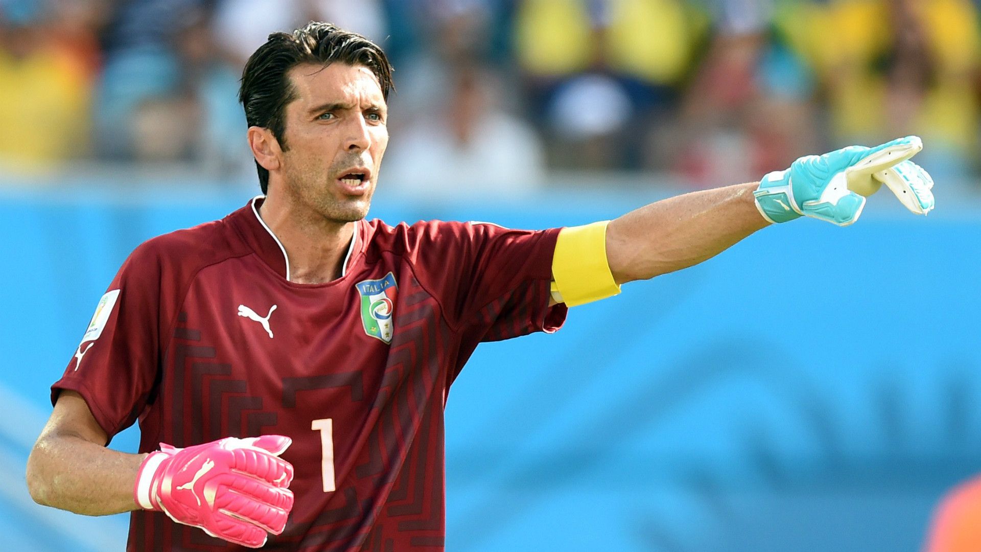 Most capped Europeans Gianluigi Buffon