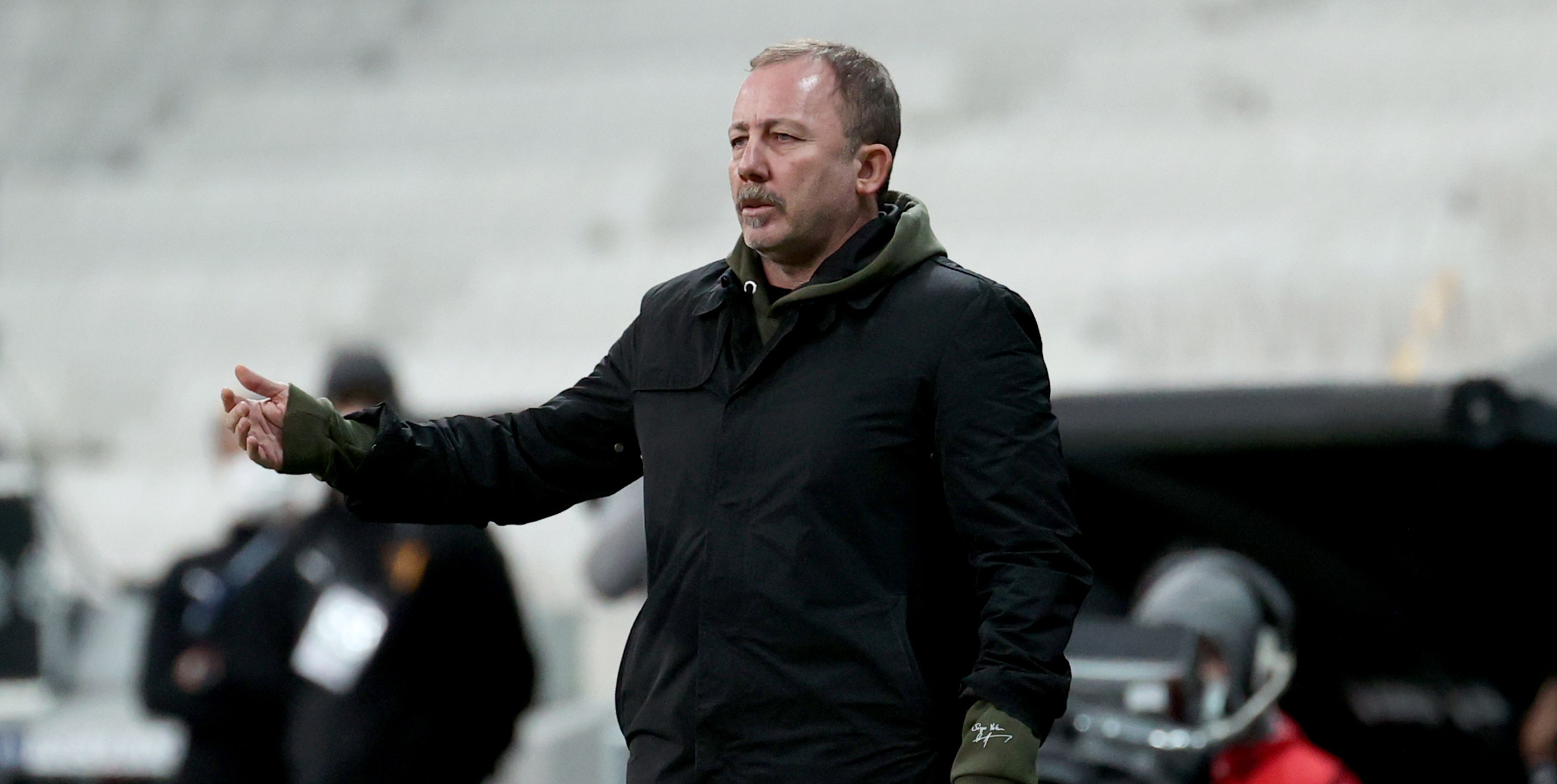 Sergen Yalcin Besiktas Coach vs. Goztepe 01/24/21