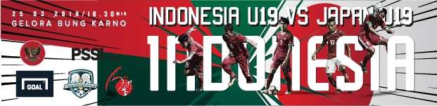 Indonesia U19-Japan U19 PSSI footer banner