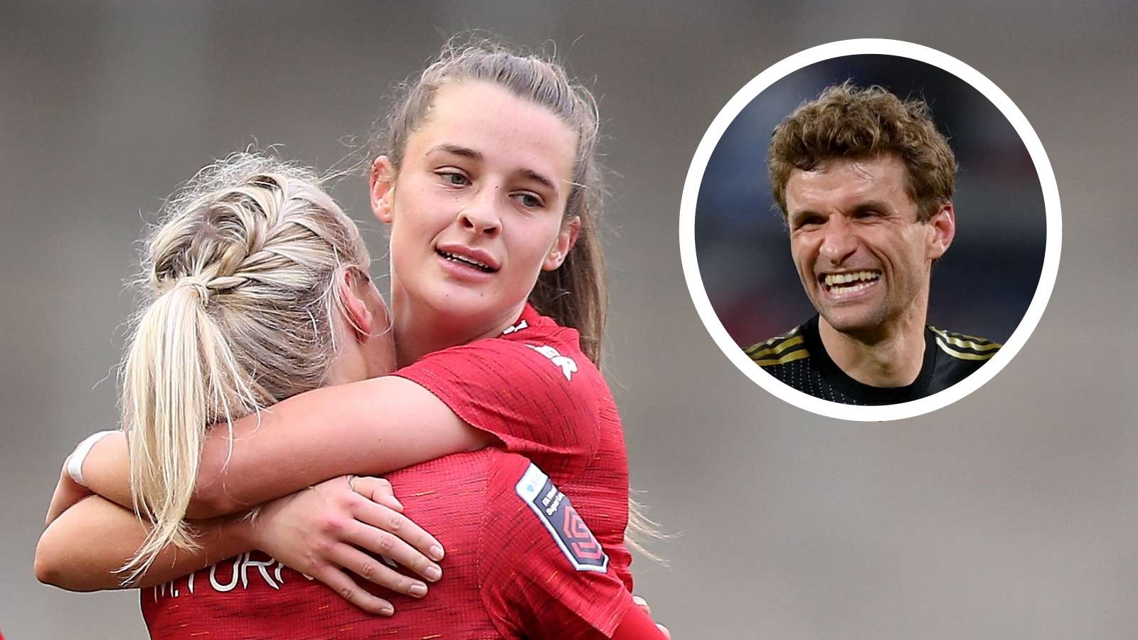 Ella Toone Thomas Muller composite