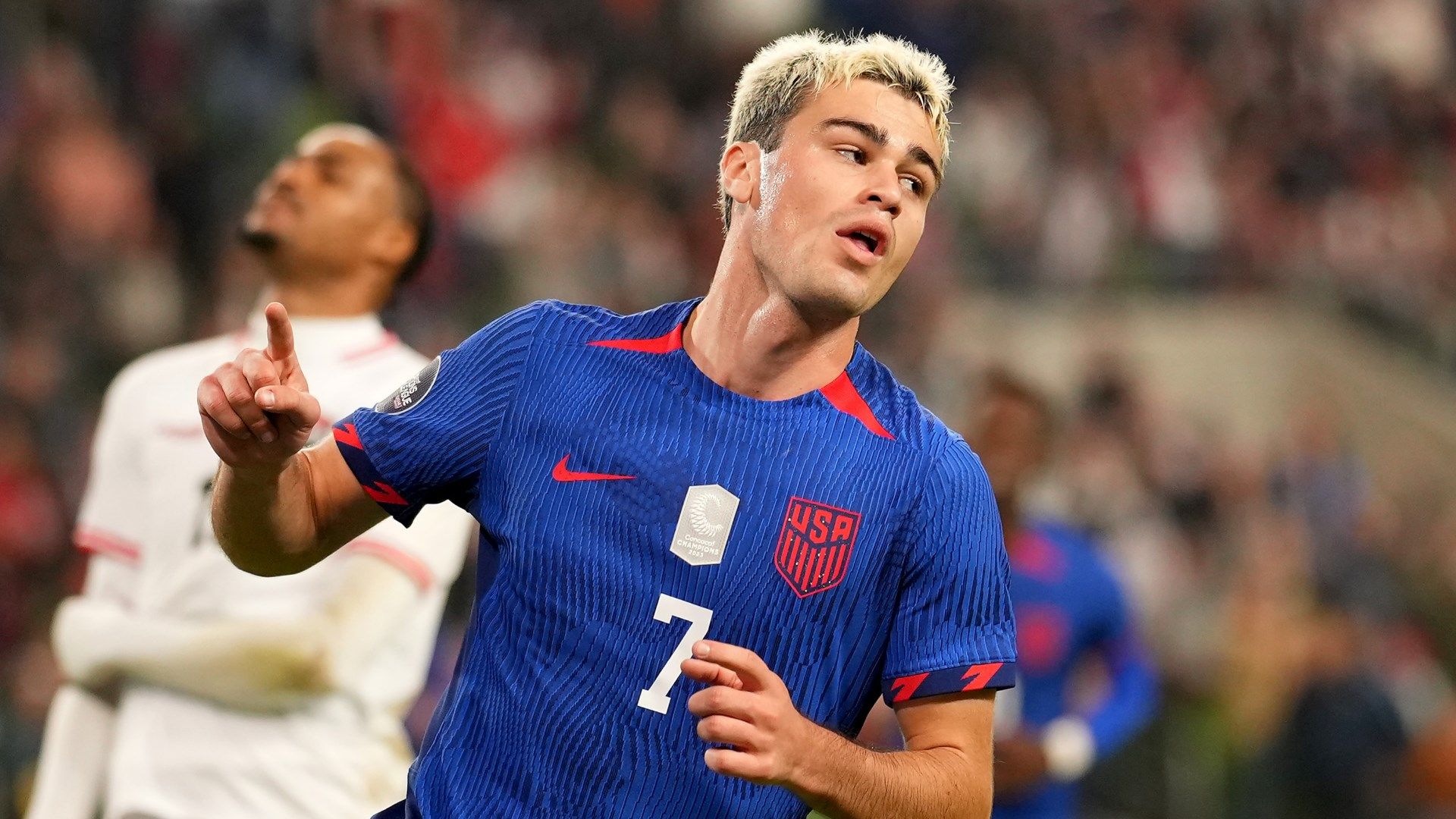 Gio Reyna USMNT v Trinidad and Tobago