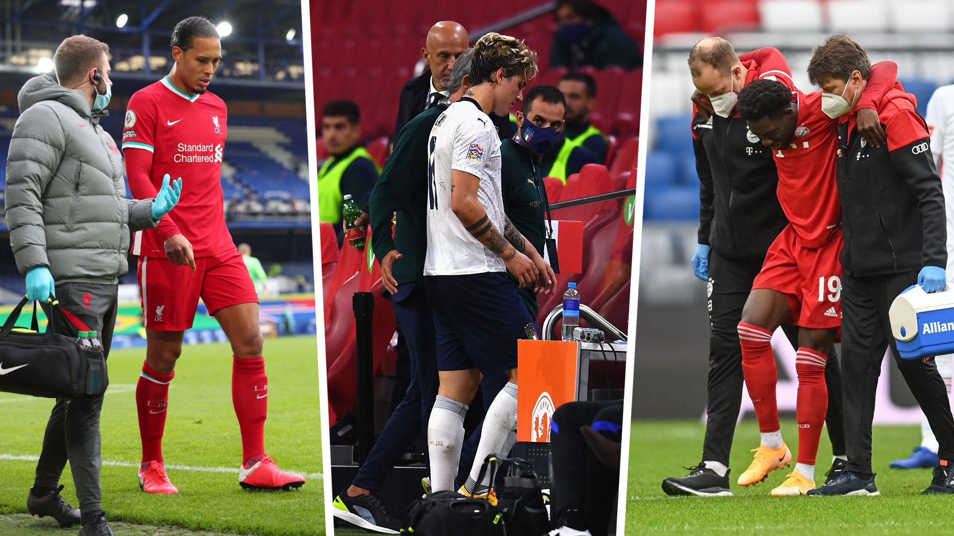 Virgil van dijk Nicolo zaniolo, Alphonso davies