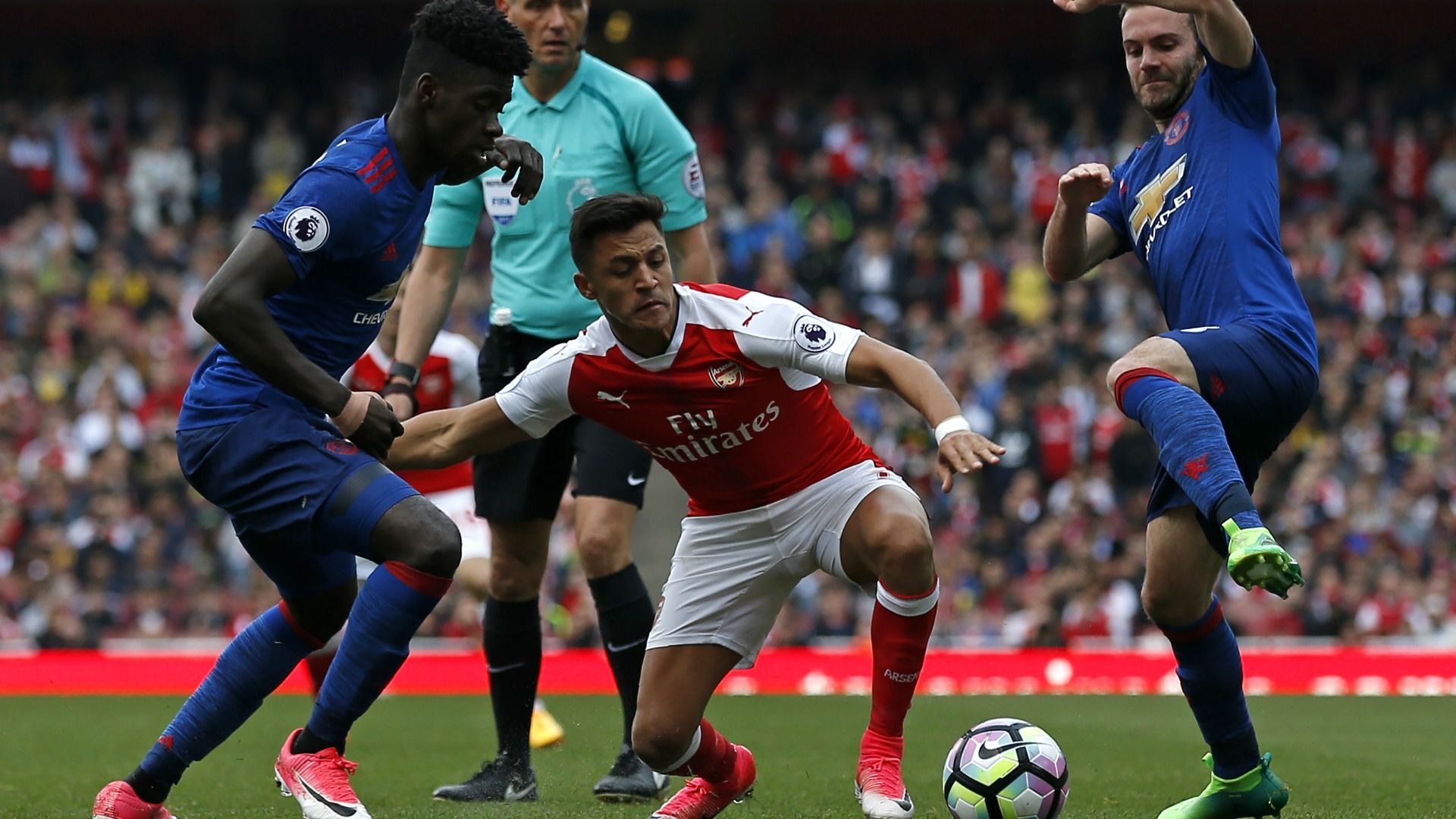 Axel Tuanzebe Alexis Sánchez Juan Mata Arsenal Manchester United 070517