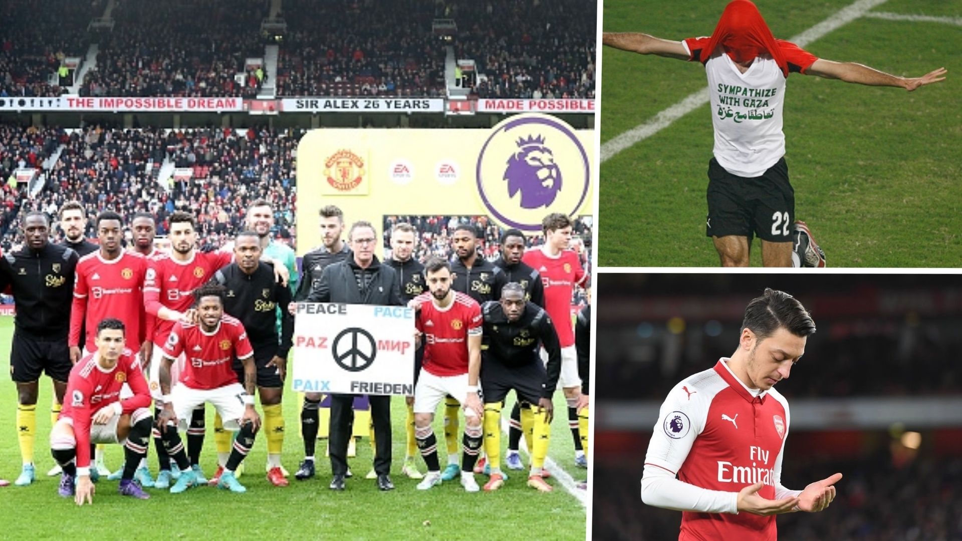 Mesut Ozil Manchester United Watford Ukraine Mohamed Abotrika