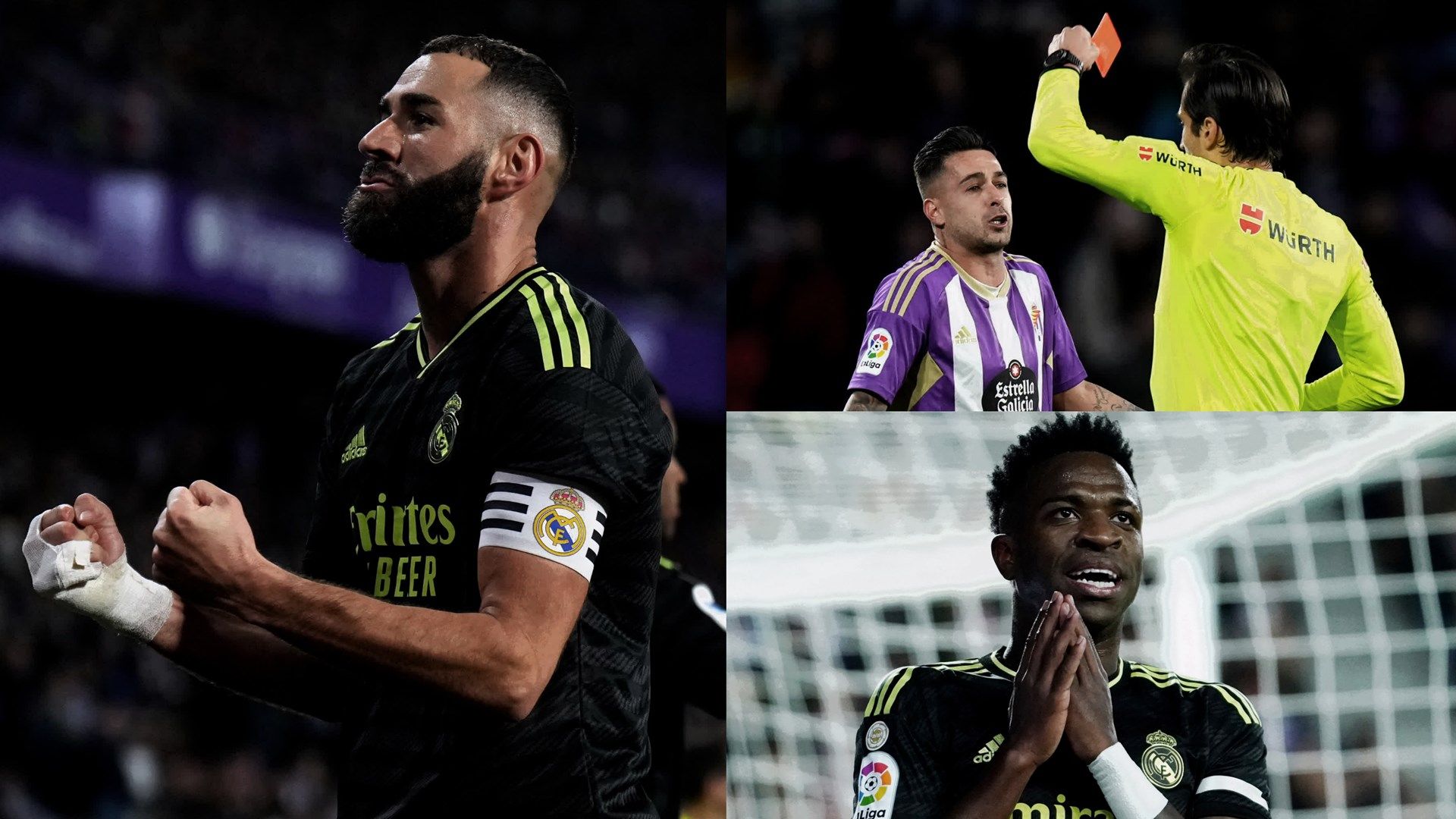 Real Madrid Valladolid split 