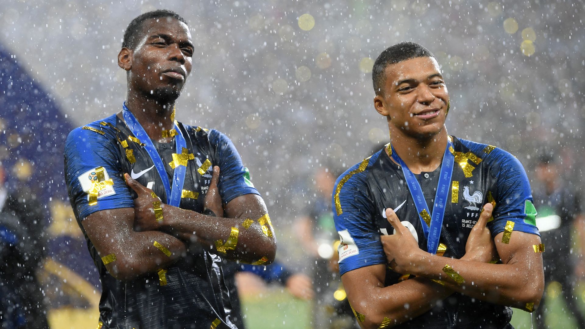 Paul Pogba, Kylian Mbappe