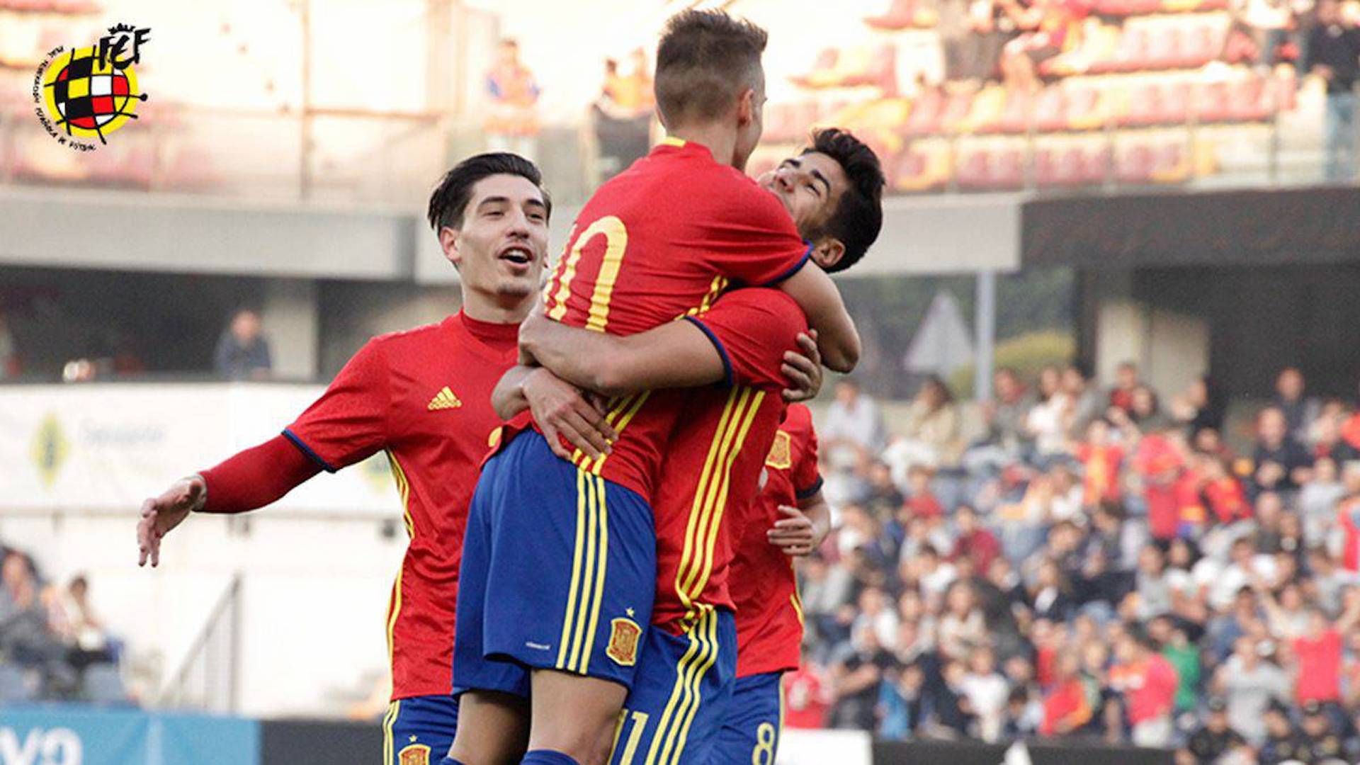 Marco Asensio Denis Suarez Hector bellerin spain u21