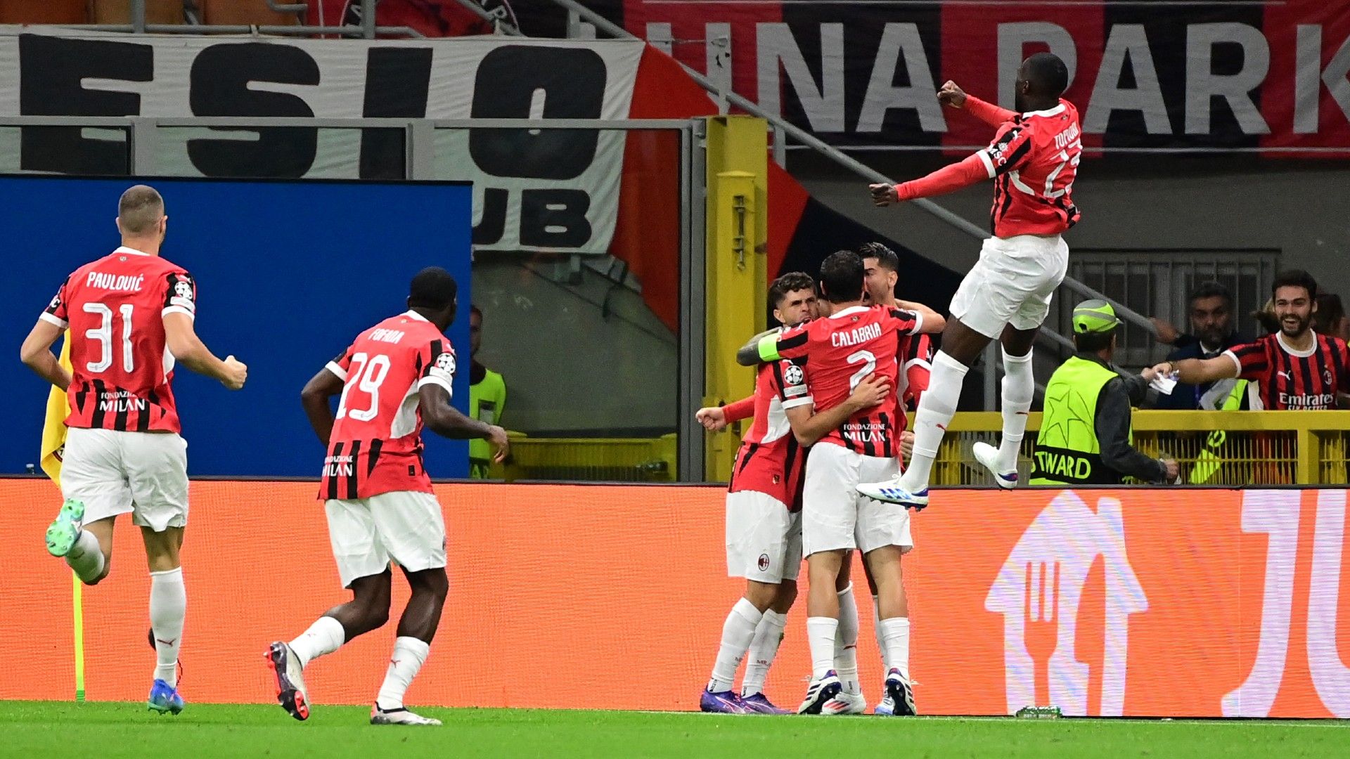 Pulisic Milan Liverpool 2024