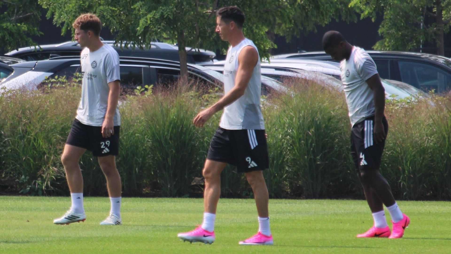 Mbekezeli Mbokazi and Robert Lewandowski Chicago Fire