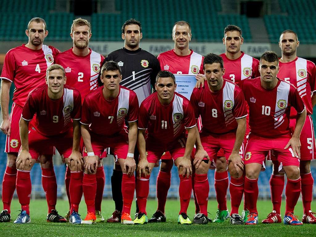 Gibraltar Line Up Slovakia International Friendly 11192013