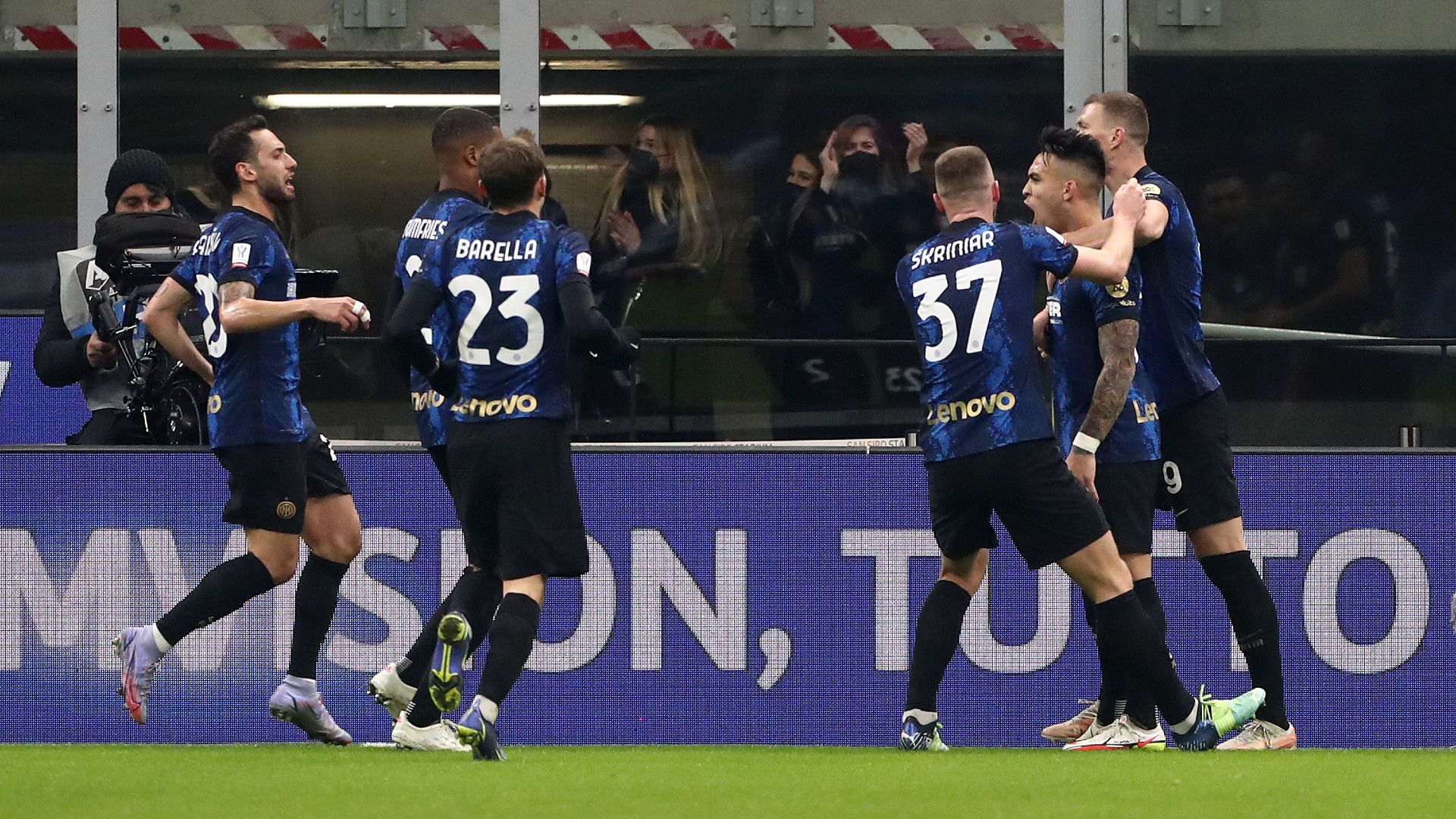 Celebrate Inter Juventus Supercoppa Italiana 12012022