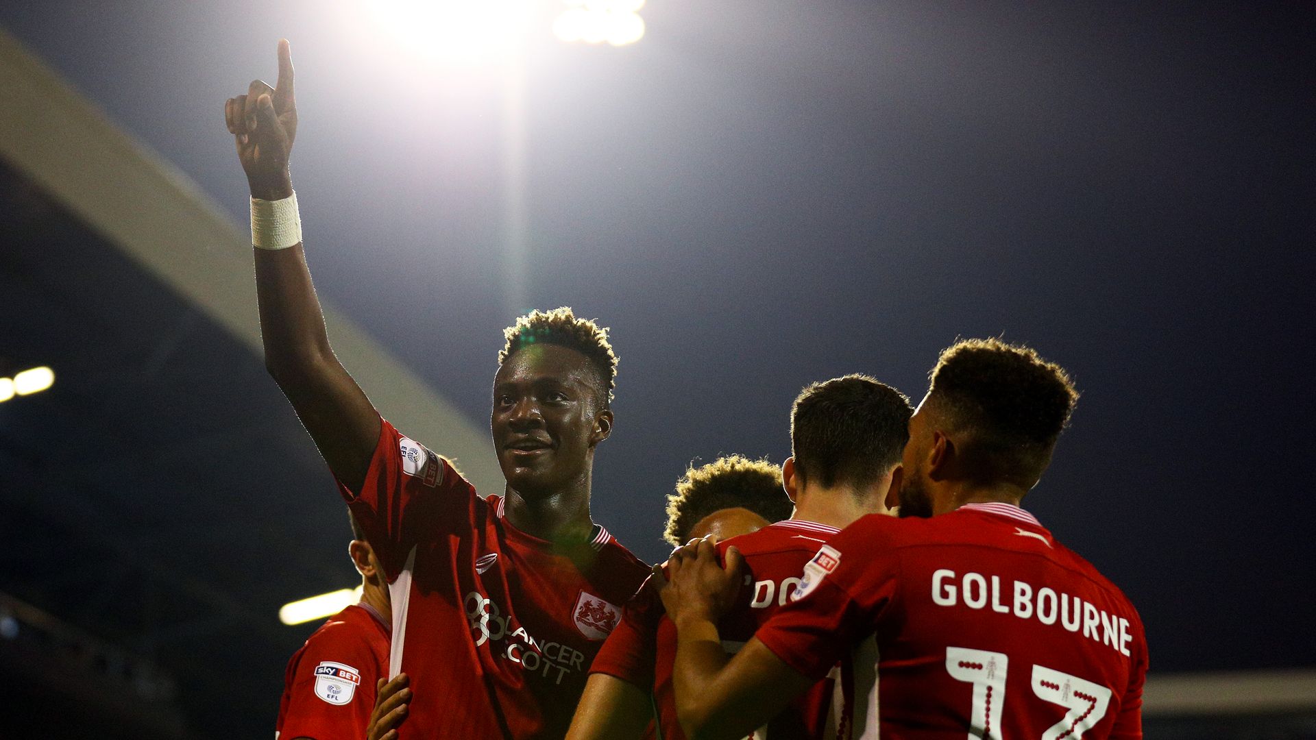 Tammy Abraham scores for Bristol City
