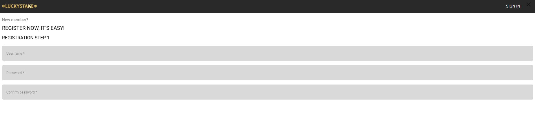 luckystake-registration-form