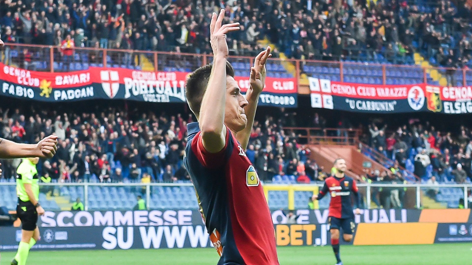 Piatek Genoa Atalanta