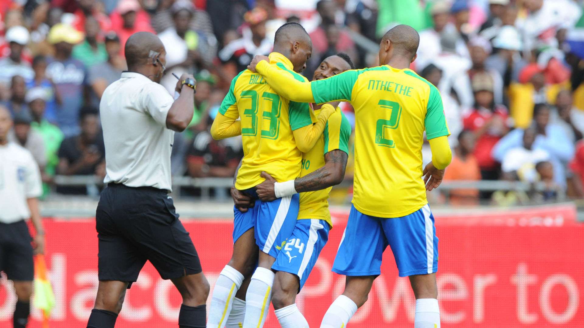 Khama Billiat, Yannick Zakri, Thabo Nthethe - Orlando Pirates vs Sundowns