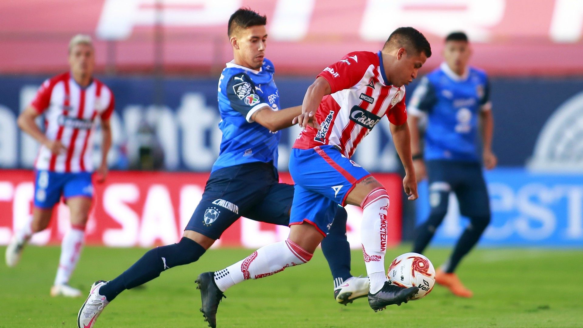 Atlético San Luis Monterrey Juan Castro Maximiliano Meza