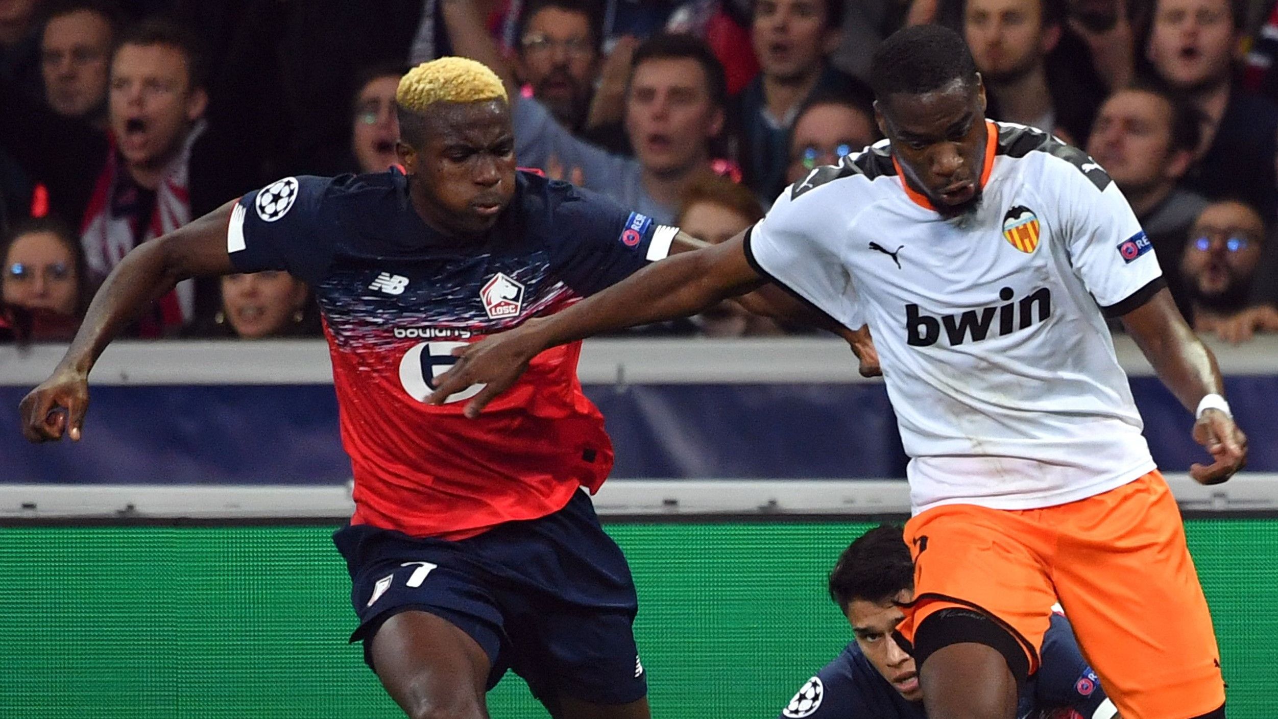 Victor Osimhen Geoffrey Kondogbia Lille Valencia UCL 23102019