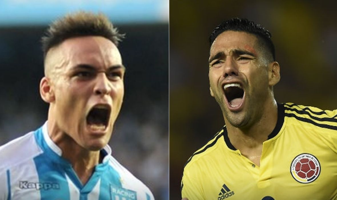 Lautaro Martines Radamel Falcao