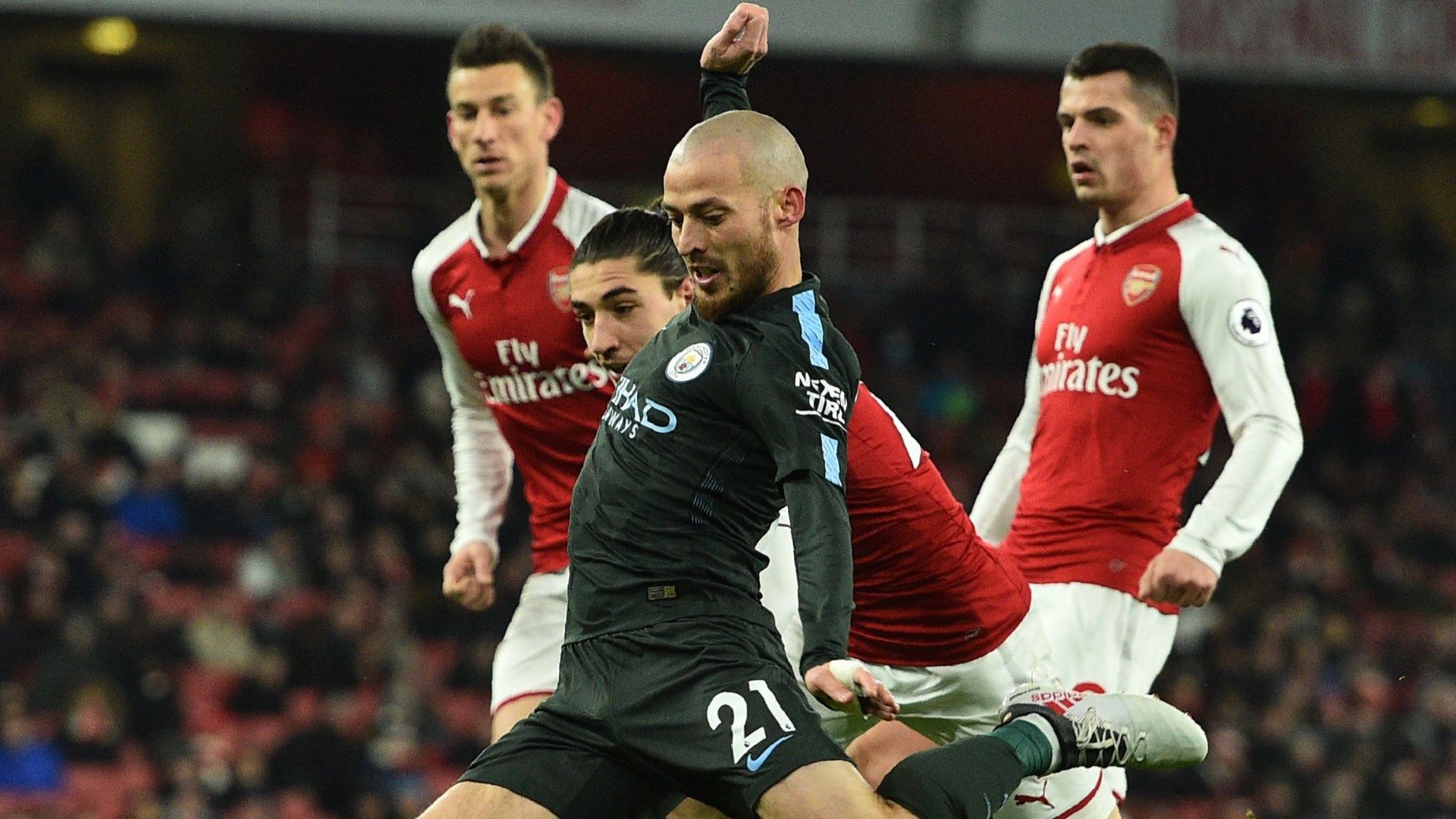 David Silva Man City 2018