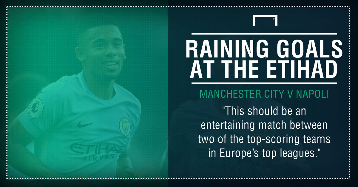 Man City Napoli graphic