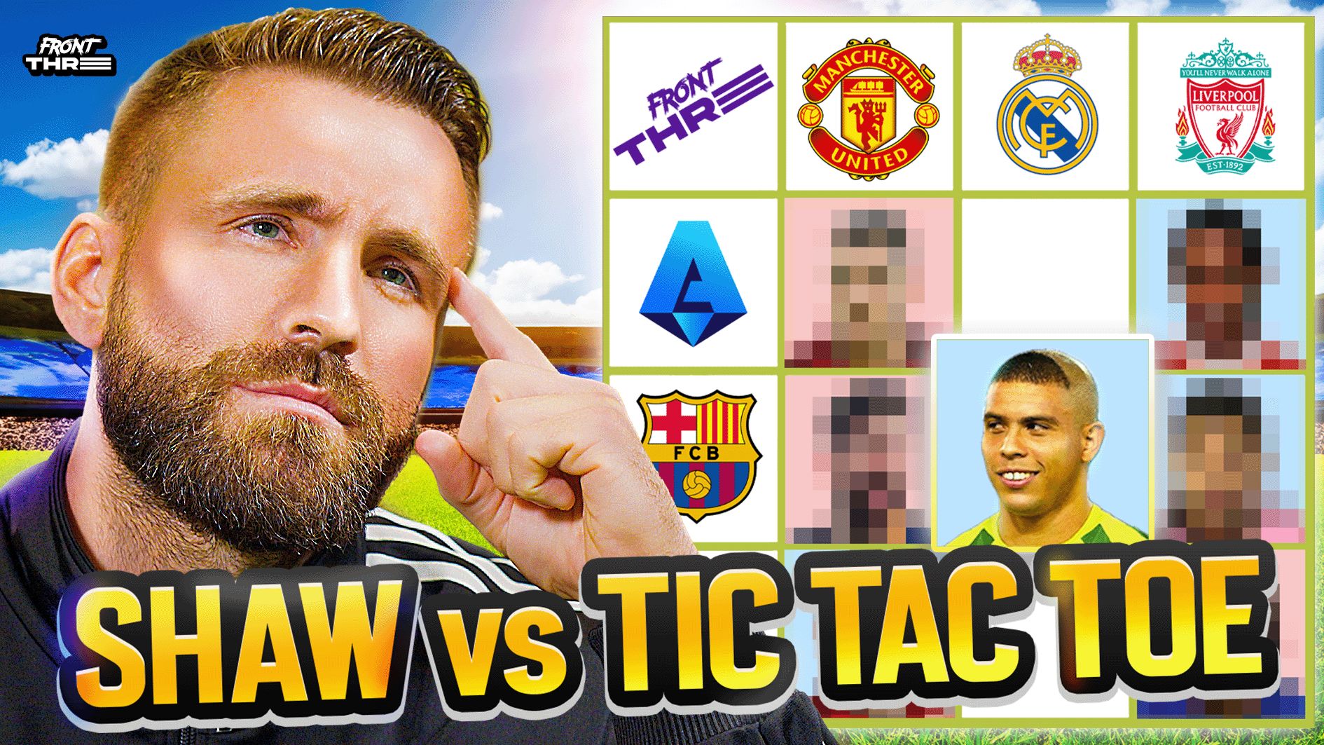 Luke Shaw Front Three