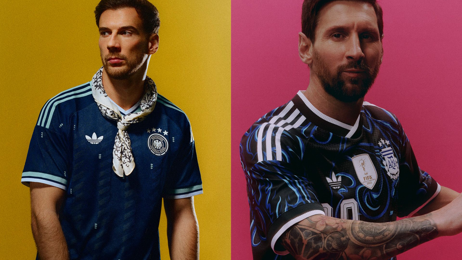 Argentina and Germany WC 2026 away kits
